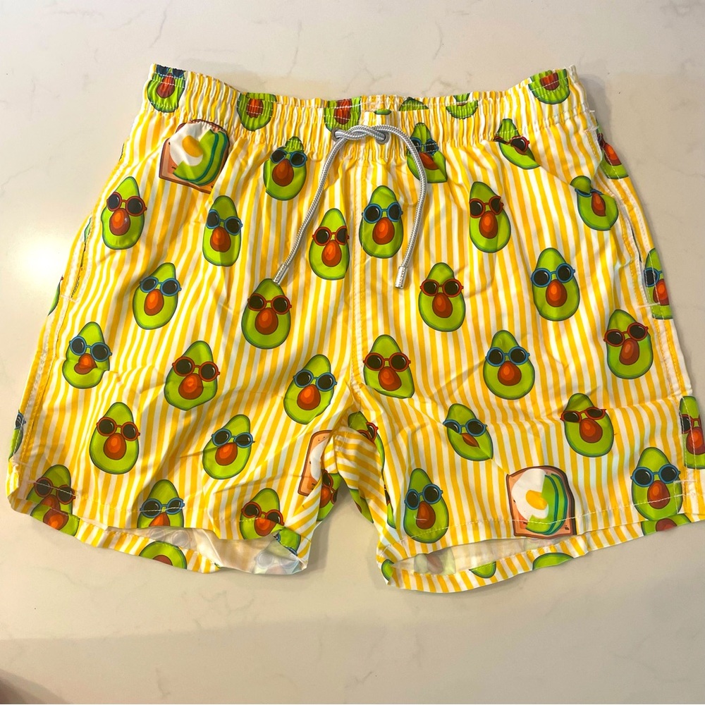 MC2 Saint Barth Mens Gustavia Avocado Swim Shorts